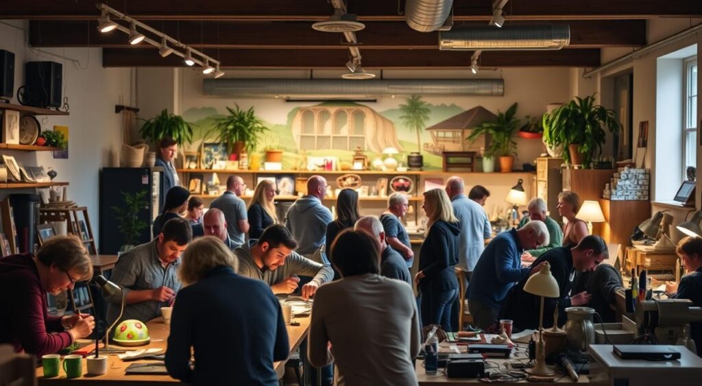 repair cafe and swap shops