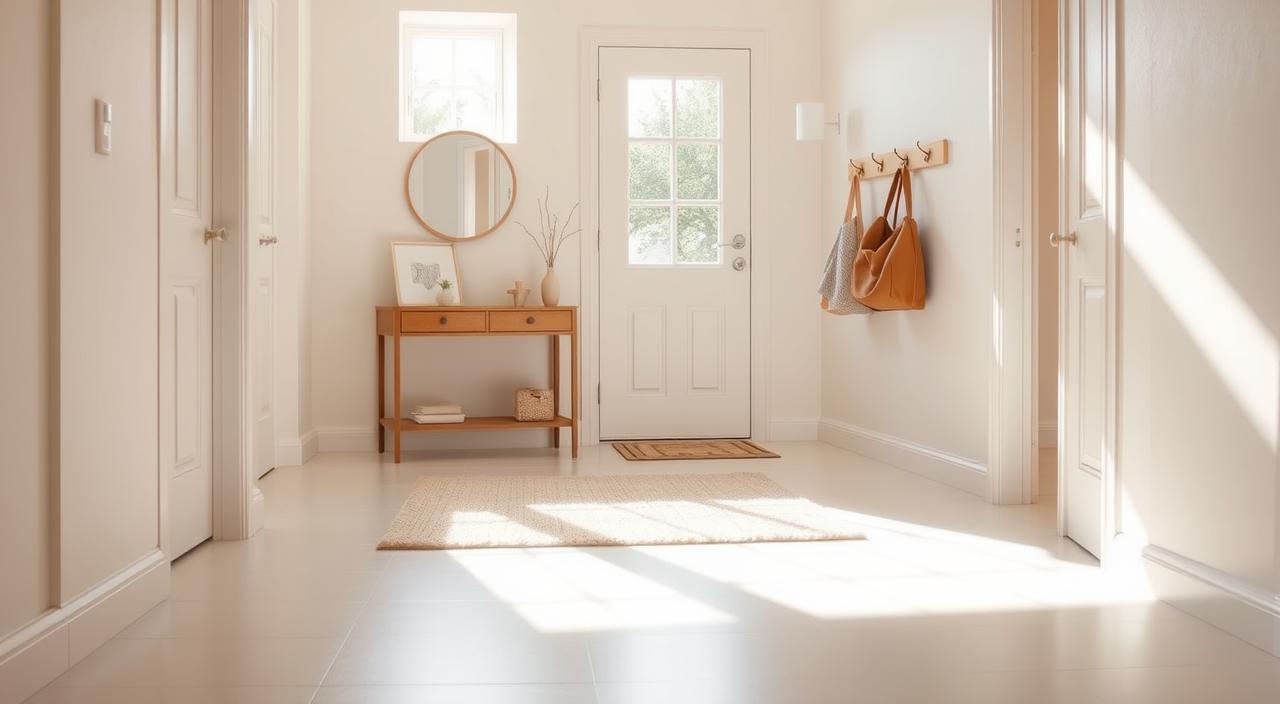 entrance hallway declutter