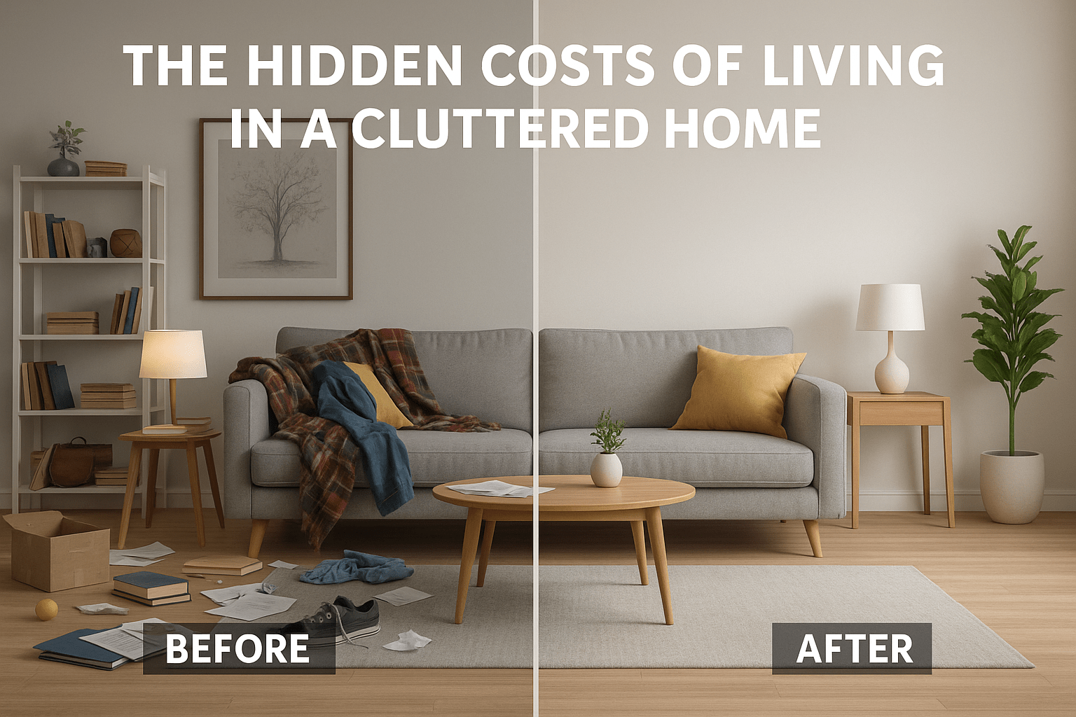 The Hidden Costs of a Cluttered Home: Boost Your UK Property Sale