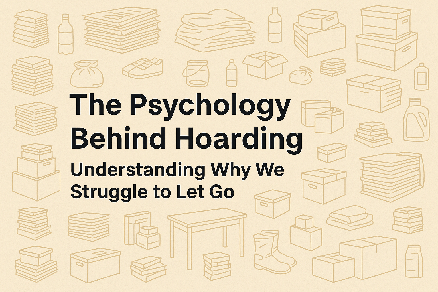 The Psychology Behind Hoarding: Understanding Why We Struggle to Let Go