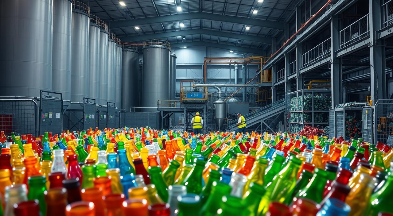 glass recycling facility
