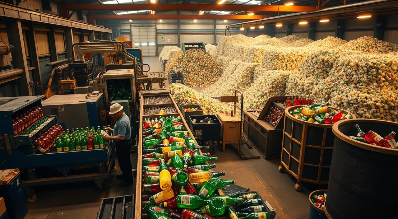 glass recycling process uk