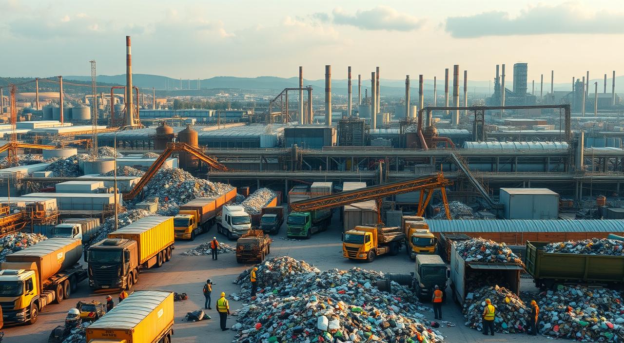 household waste journey in uk