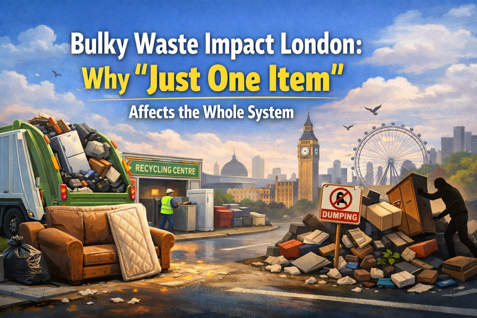 Bulky Waste Impact London: Why “Just One Item” Is a System-Level Problem