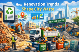 how renovation trends shape city waste