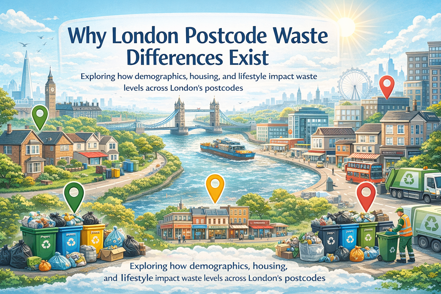 Why London Postcode Waste Differences Exist