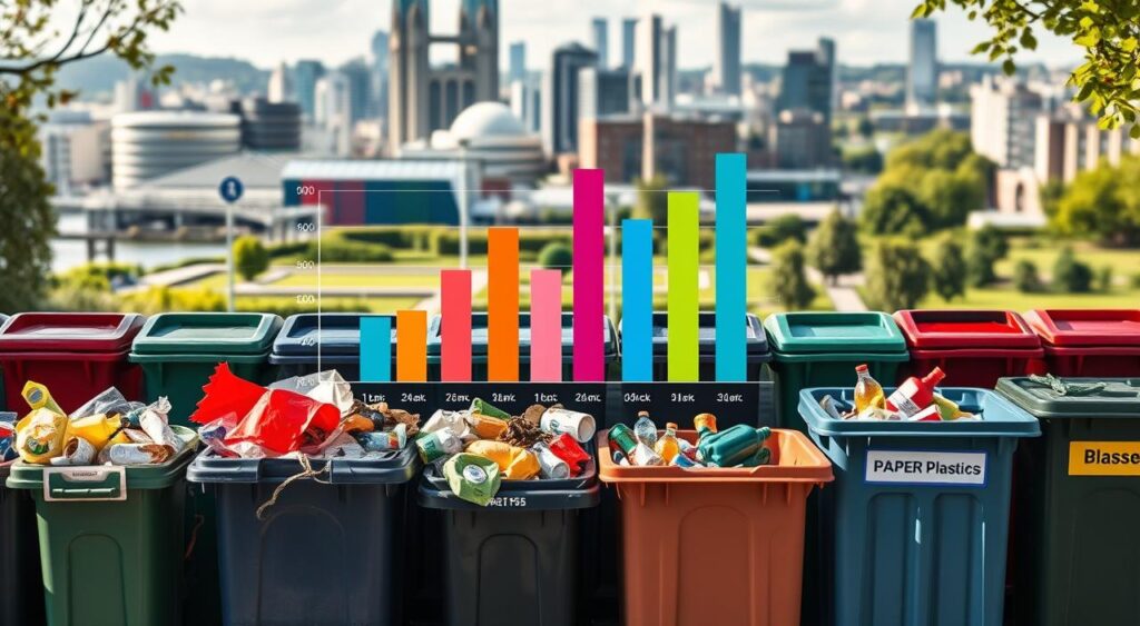 recycling rates comparison